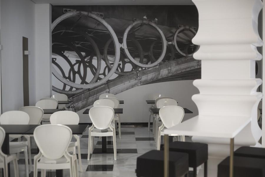 Hotel Monte Triana. Sevilla. 18 detalle impresion digital gran tamaño puente triana