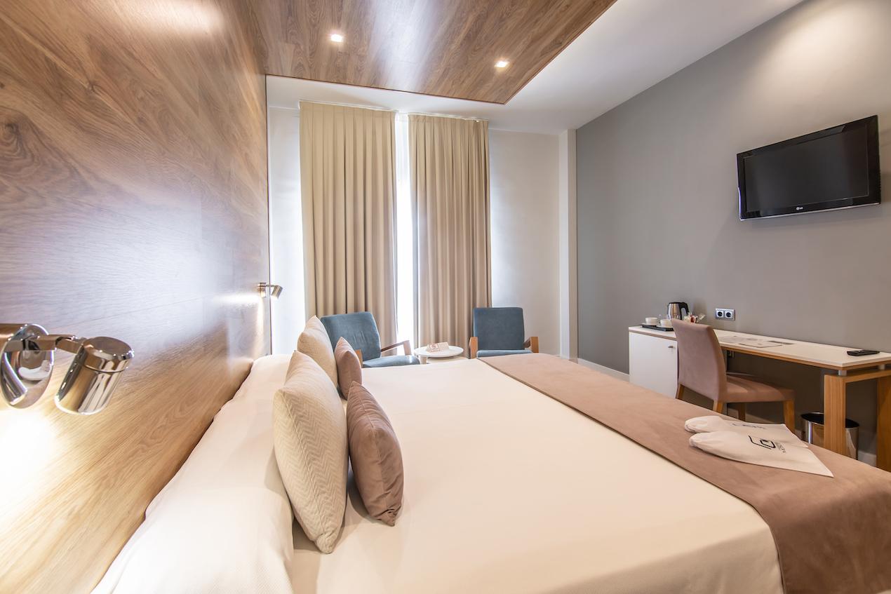 Hotel Monte Puertatierra. Cadiz | Diseño de las Habitaciones. 2 Habitaciones hotel Monte Puertatierra, Cadiz.
