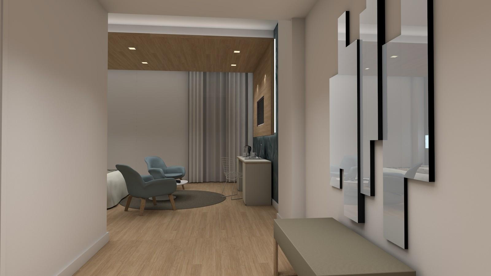 Hotel Monte Puertatierra. Cadiz | Diseño de las Habitaciones. 6 habitacion hotel monte puertatierra cadiz