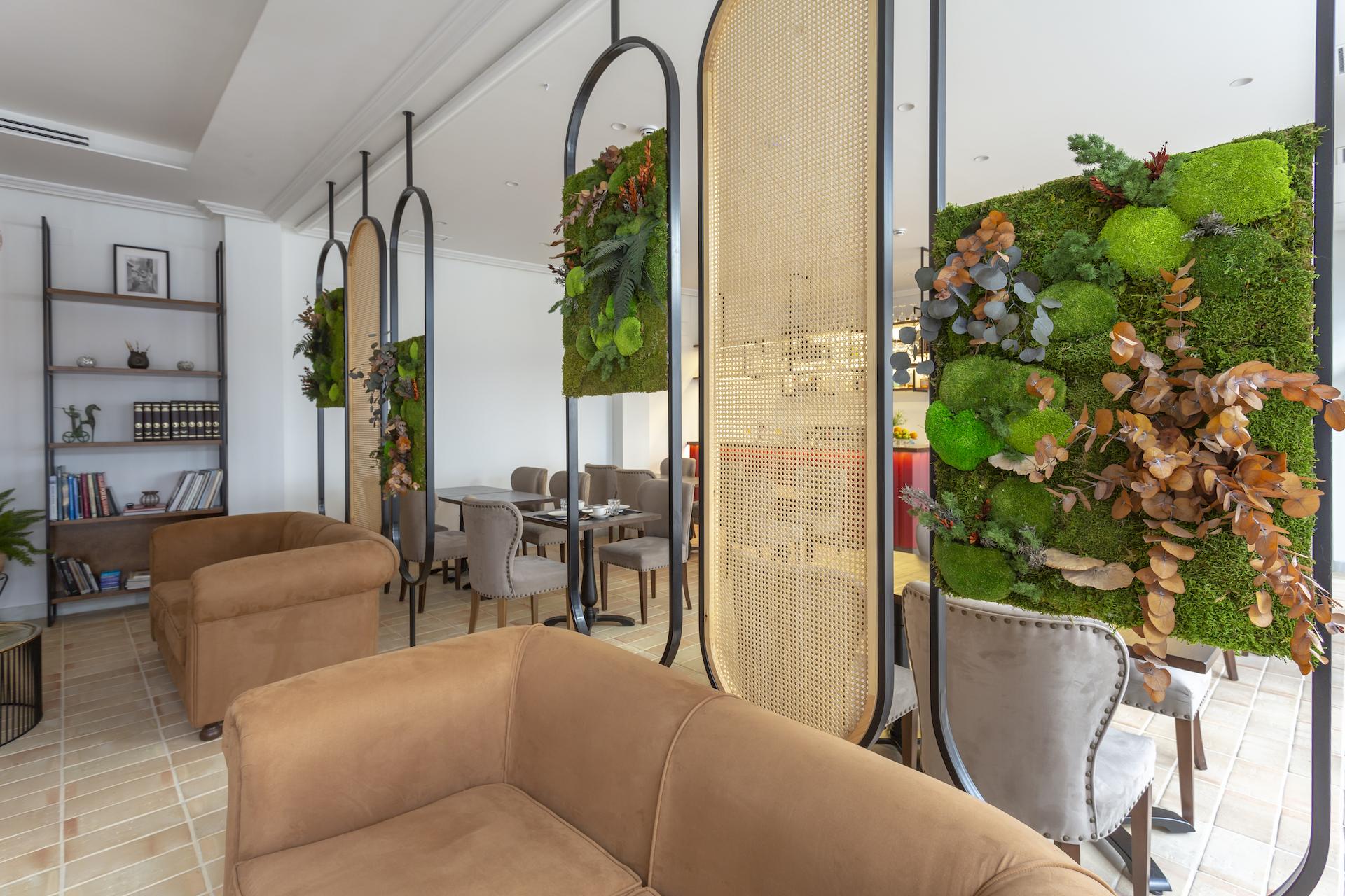 hotel boutique albariza salon detalle separadores