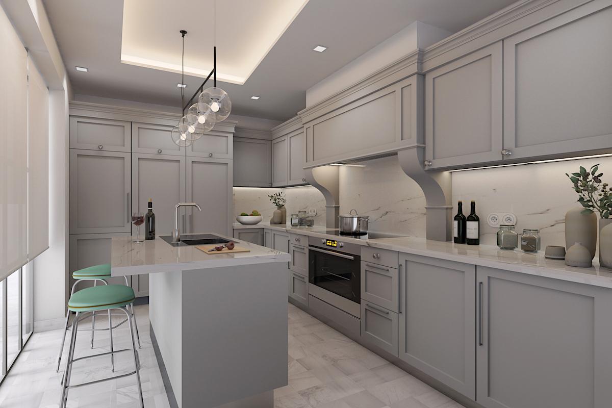 proyecto de interiorismo cocina vivienda alcala de guadaira
