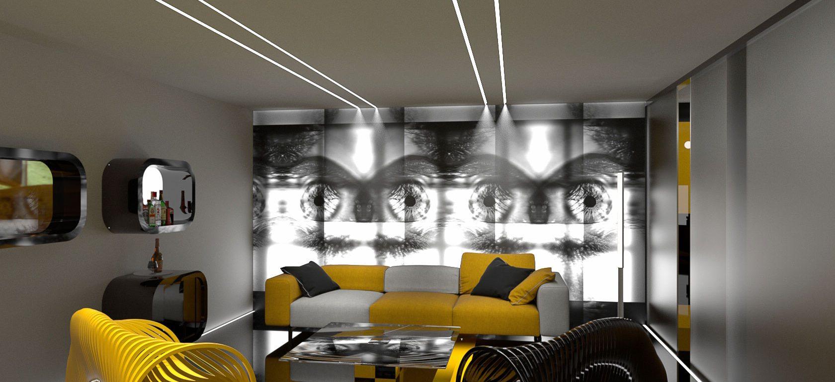 Hoteles 16 interiorimo conceptual con visión retro futurista