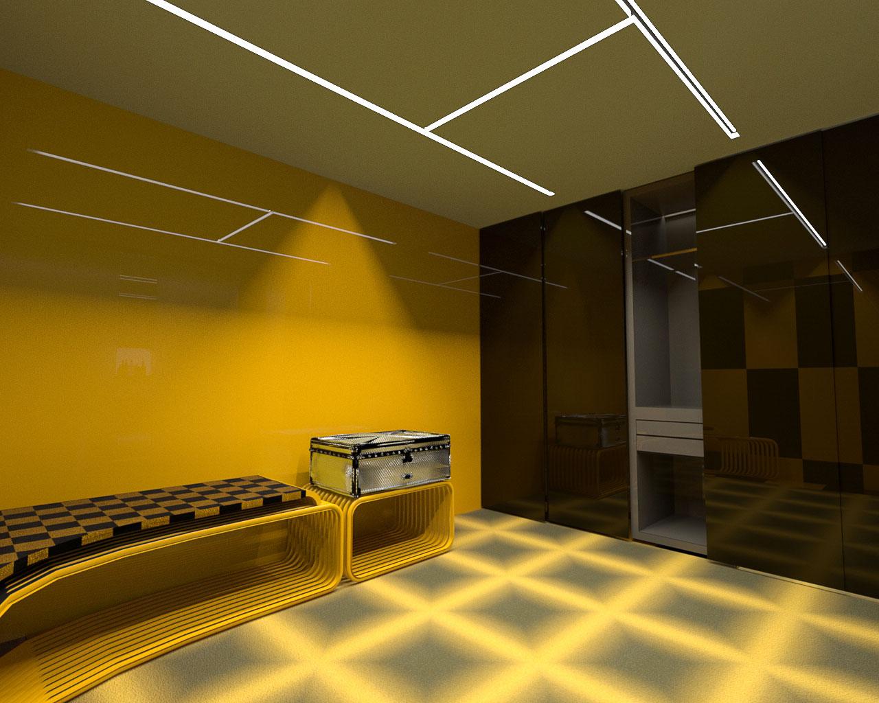 Diseño de interior para habitación de hotel | Concepto 6 habitacion conceptual te veo 06