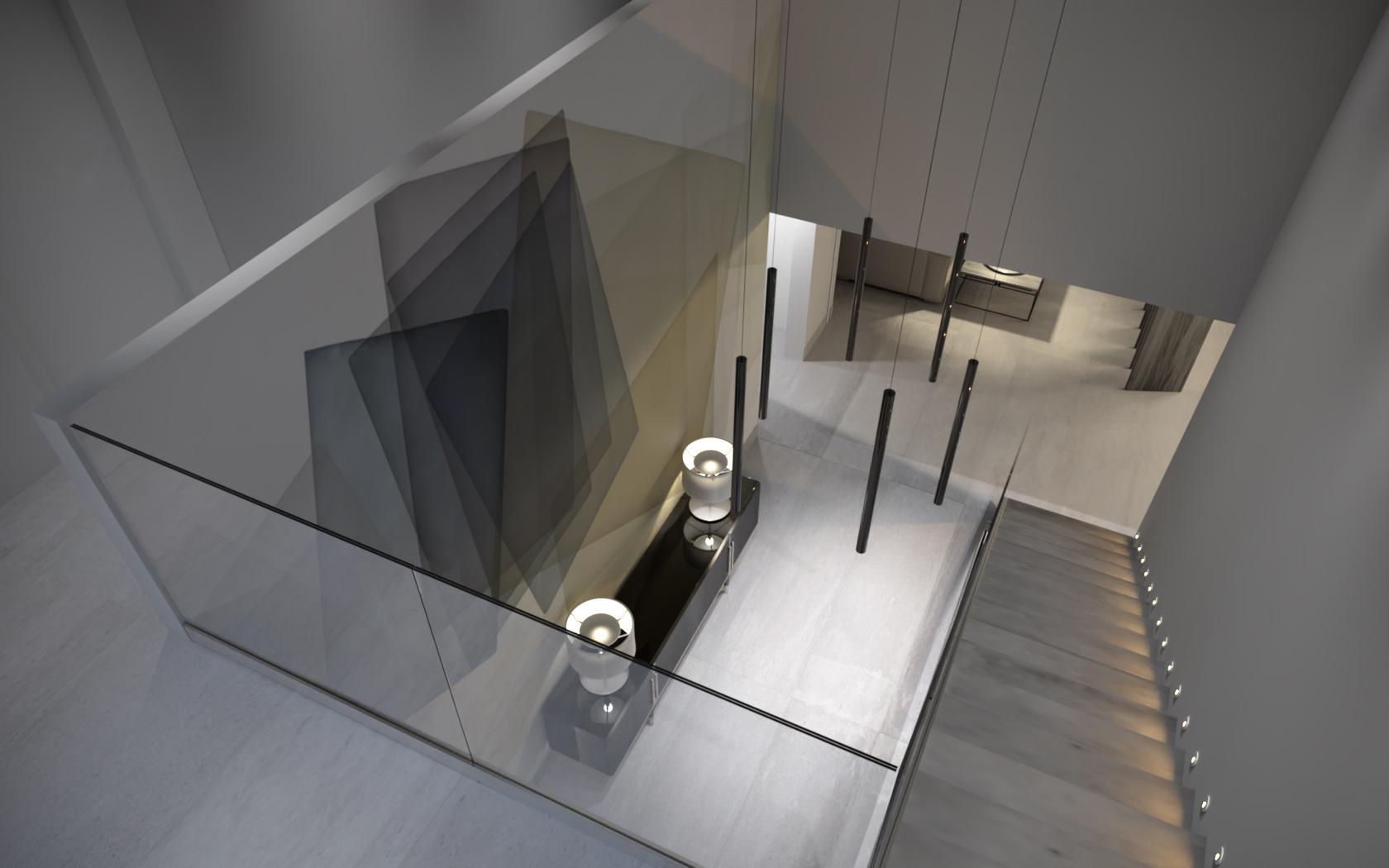 Cantera Blanca urbanización | Proyecto residencial | Sevilla 2 cantera blanca vivienda unifamiliar vestibulo planta alta